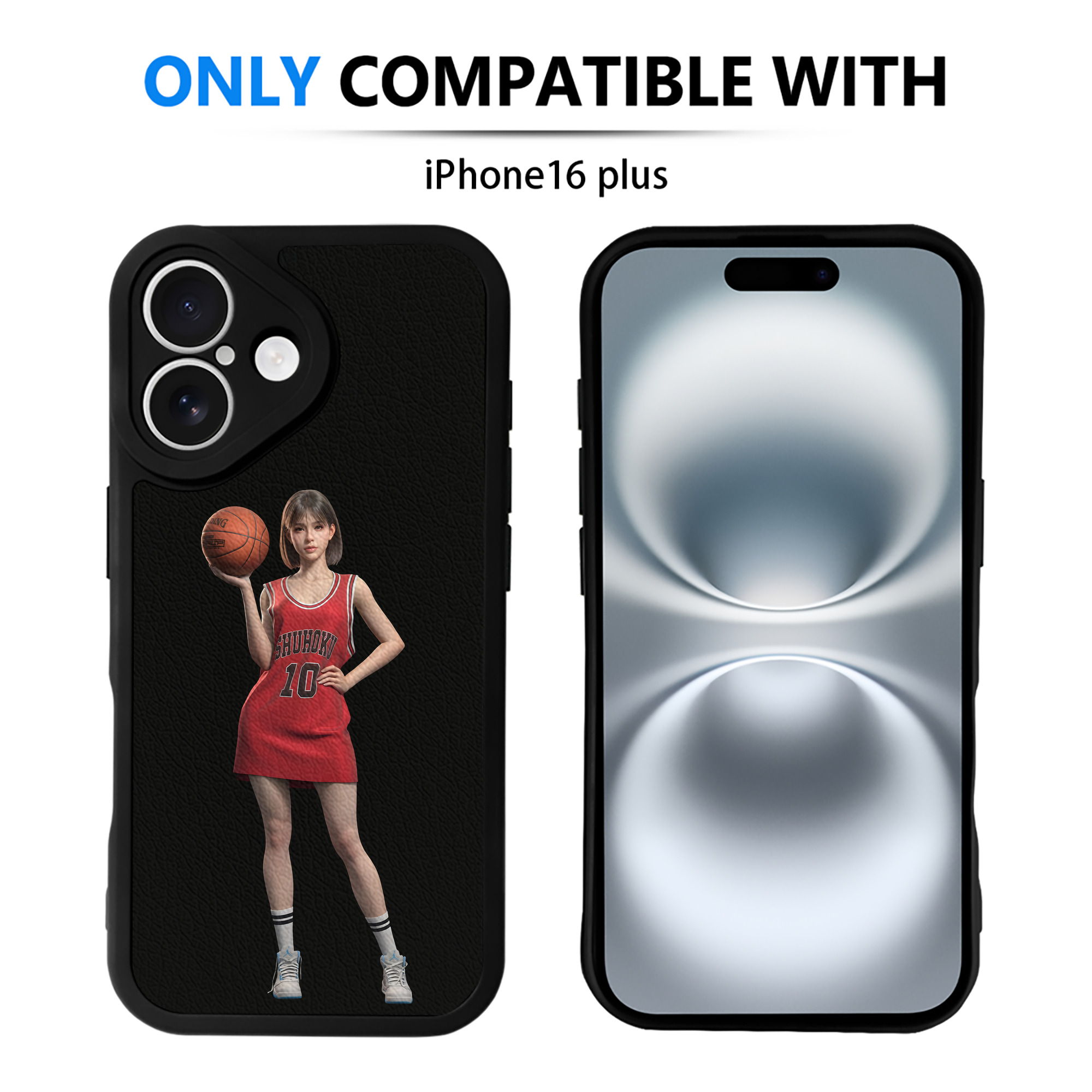 （画像用） SLAM DUNK／スラムダンク 【iPhone 16シリーズ対応】シリコンスマホケース（レザー調） 材質：シリコン